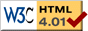 HTML 4.01 Validates