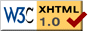 XHTML 1.0 Validates